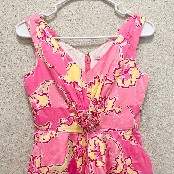 Lilly Pulitzer Pink Parker Dress Size 0 - Picture 4 of 8